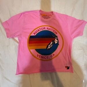 Aviator Nation Pink Kids T-Shirt